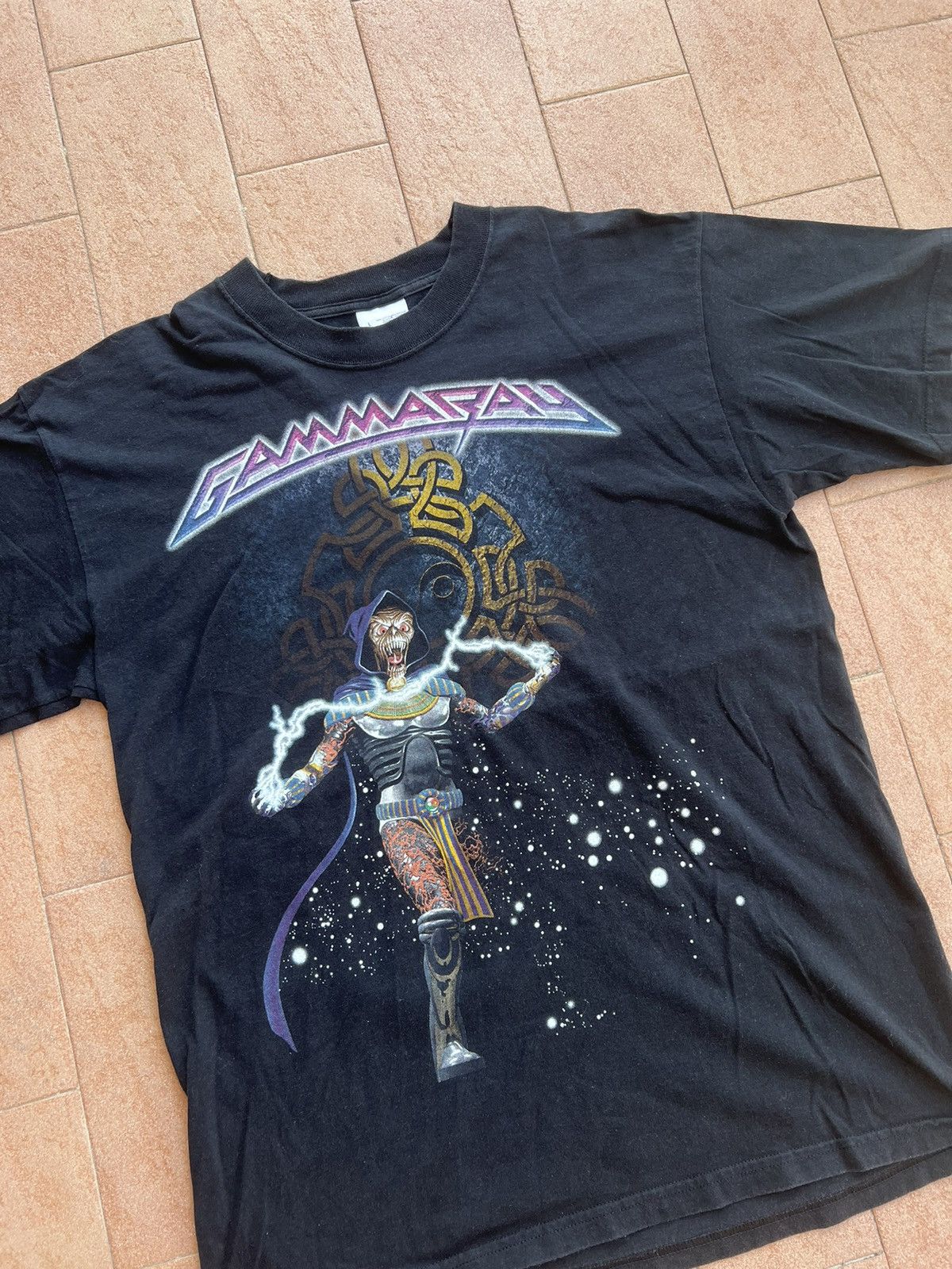 Band Tees × Vintage Vintage 90's Gammaray 1999 T-Shirt Tour Concert Size US L / EU 52-54 / 3 - 3 Thumbnail