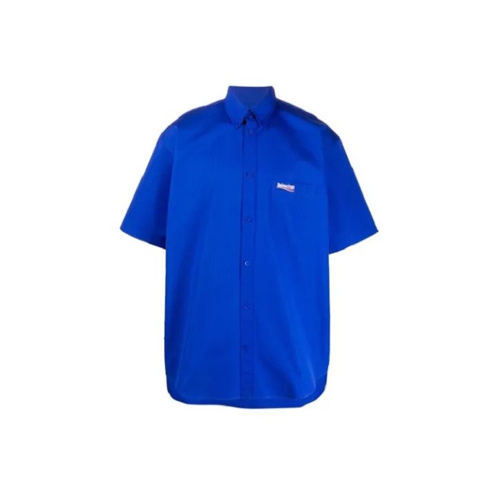 Balenciaga Balenciaga SS21 Logo Short Sleeve Shirt Size US M / EU 48-50 / 2 - 1 Thumbnail
