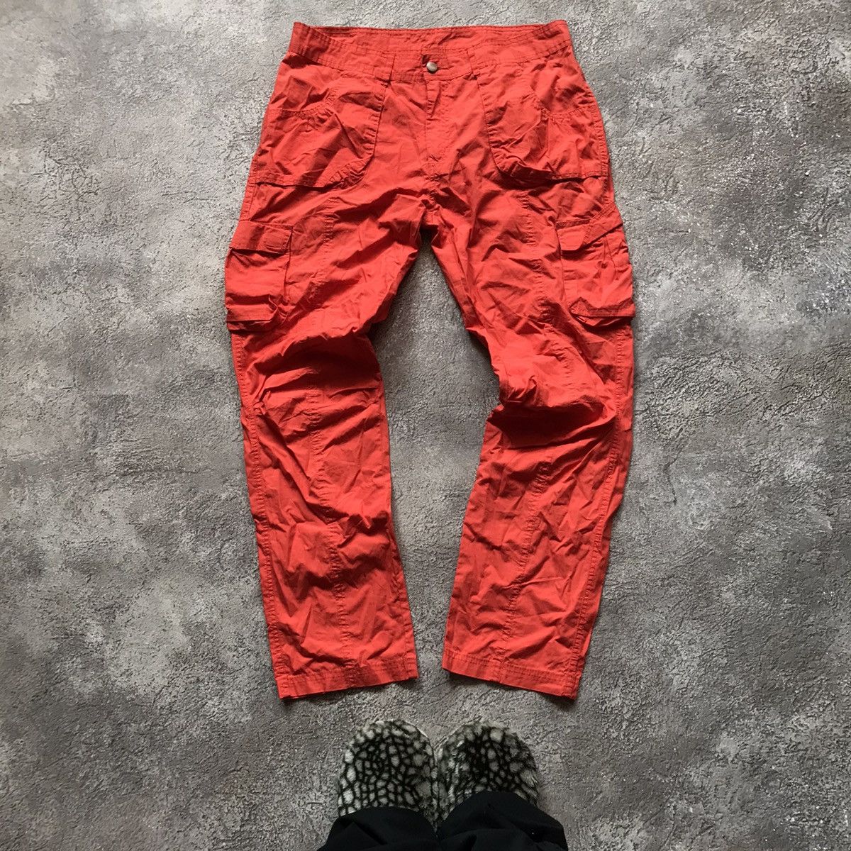 Vintage Vintage Y2K Baggy Cargo Pants Distressed Thrashed Streetwear Size US 38 / EU 54 - 2 Thumbnail