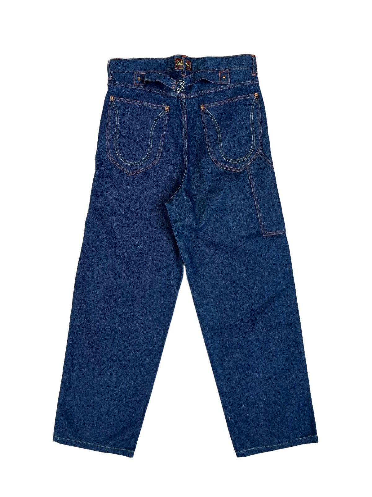Pherrow's Pherrows Japan Indigo STUBBORN Union Made Denim Work Pant Size US 32 / EU 48 - 2 Thumbnail