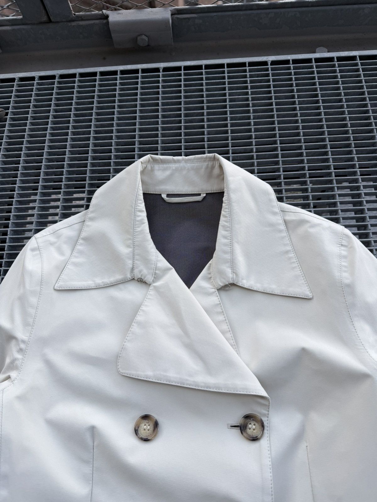 Prada Prada Double Breasted Wind Stopper Waterproof Coat Size L / US 10 / IT 46 - 5 Thumbnail