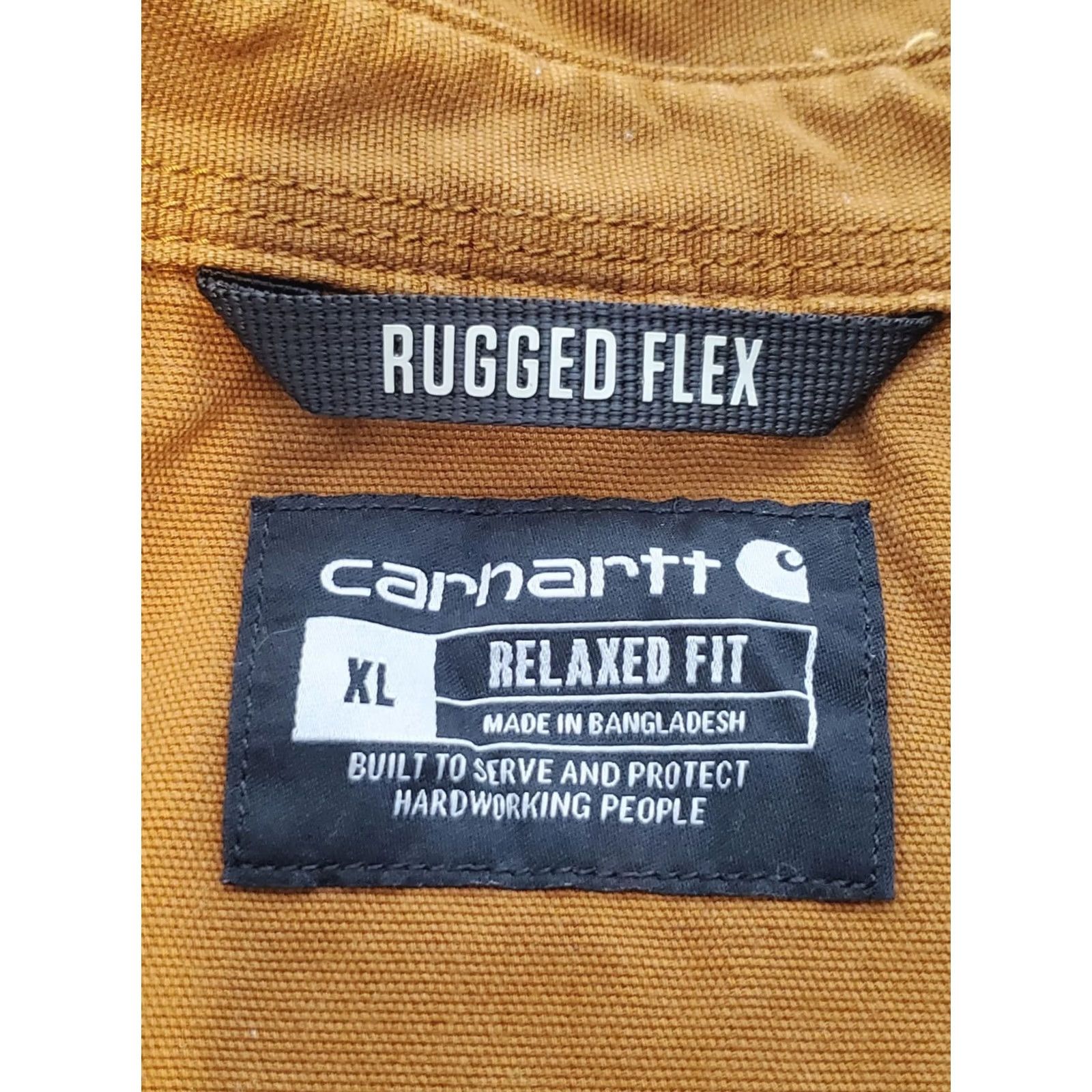 Carhartt Carhartt Rugged Flex Rigby Shirt Jac Fleece-Lined Canvas Relaxed XL Mens Carhartt Brown 213 Size US XL / EU 56 / 4 - 6 Thumbnail
