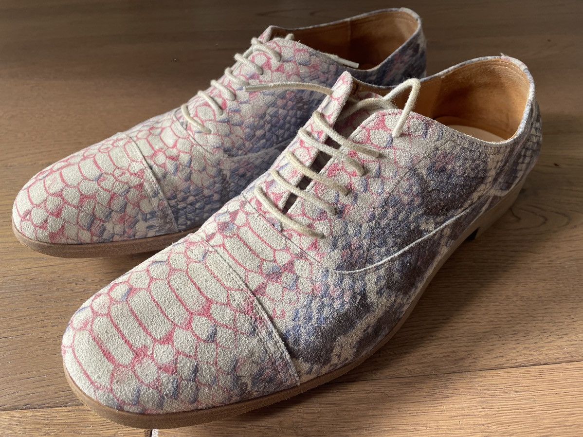 Maison Margiela Maison Martin Margiela Python Suede Slip-Ons (2008 Archive) Size US 10 / EU 43 - 1 Thumbnail