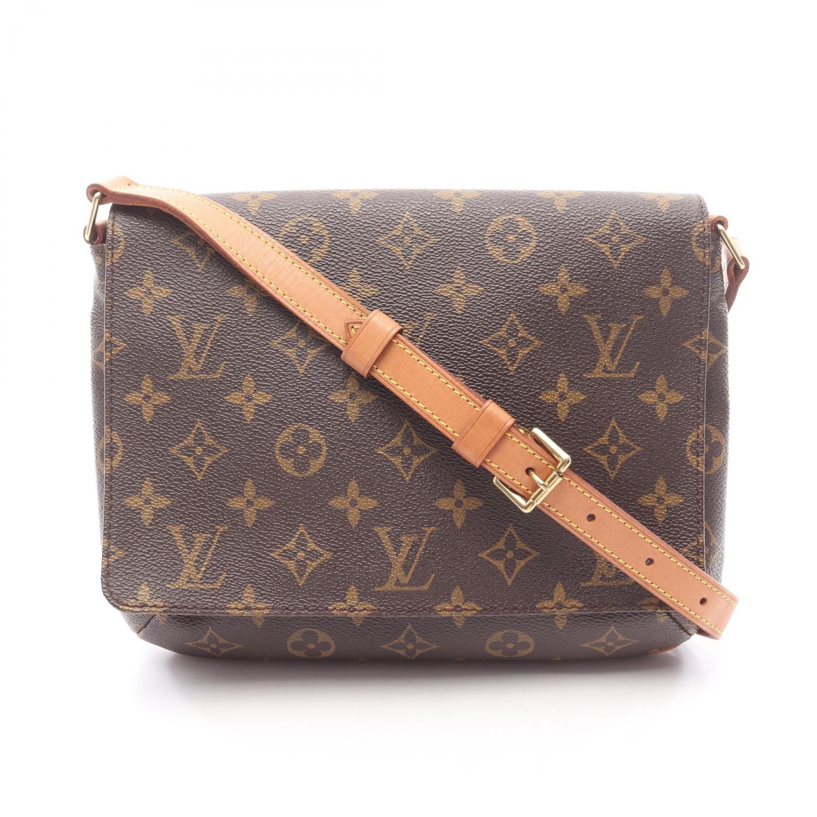 Louis Vuitton Louis Vuitton Louis Vuitton Musette Tango Monogram shoulder bag Textile Shoulder Bag M51257 DUTY FREE for USA Size ONE SIZE - 1 Thumbnail