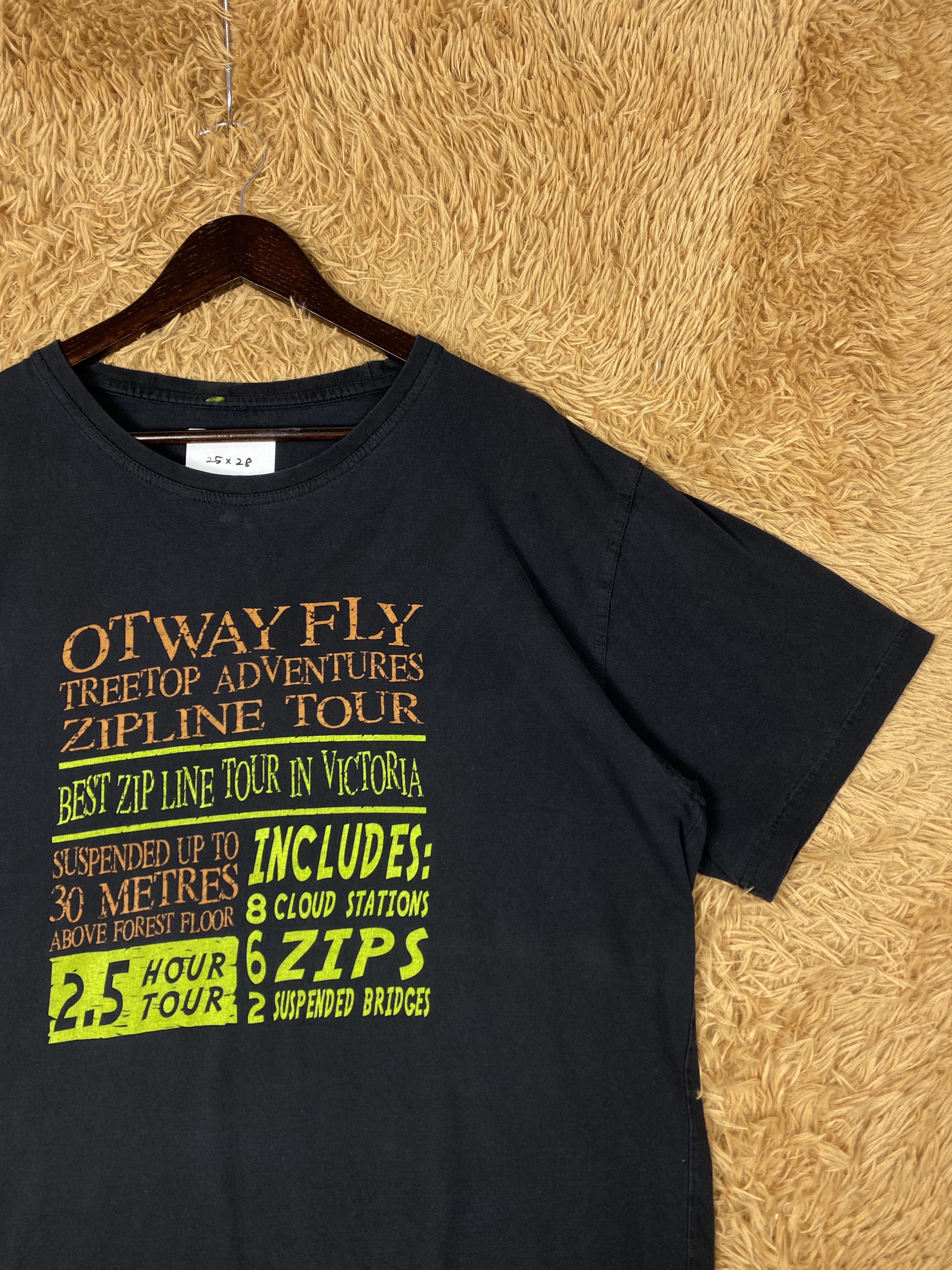 Vintage Vintage Zip Line Tour T-Shirts PY0054 Size US M / EU 48-50 / 2 - 3 Thumbnail