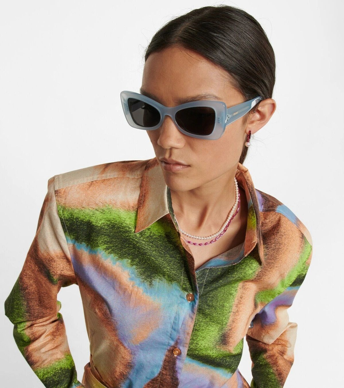 Celine NEW Celine CL40236I 84A Women Butterfly Sunglasses Size ONE SIZE - 5 Thumbnail
