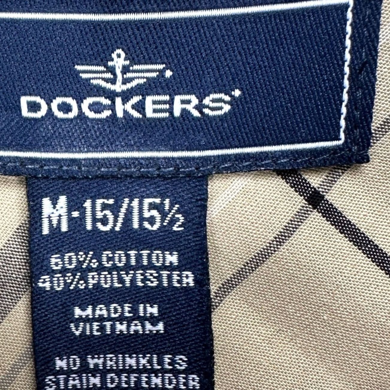 Dockers Dockers Mens Dress Shirt 15-15.5 Tan Black Plaid Button Down Pocket NEW Shirt Mens Medium 15-15.5 Brown Plaid Pocket Short Description No N/A Size 40R - 5 Thumbnail
