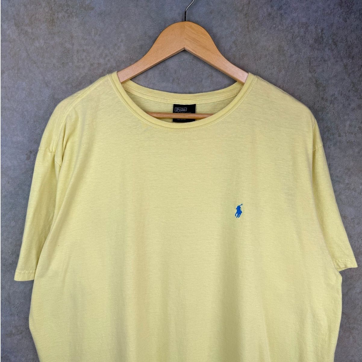 Polo Ralph Lauren × Vintage VTG 90s Polo Ralph Lauren T Shirt Mens Sz XL Yellow Pony Size US XL / EU 56 / 4 - 2 Thumbnail
