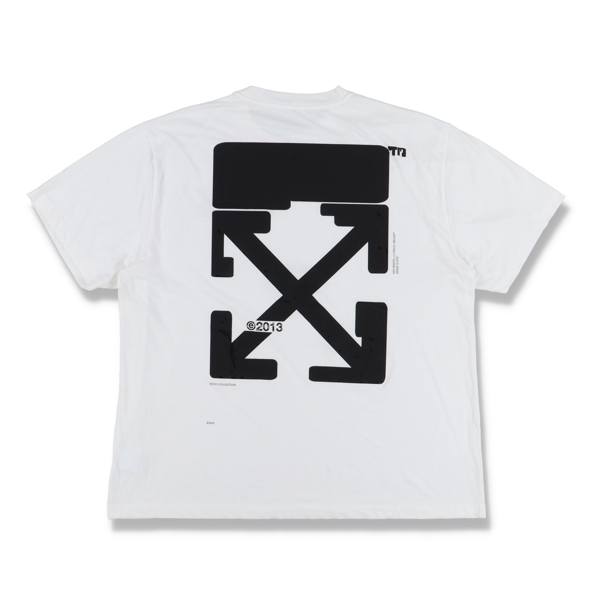 White Tech Marker Arrows Oversized T-Shirt
