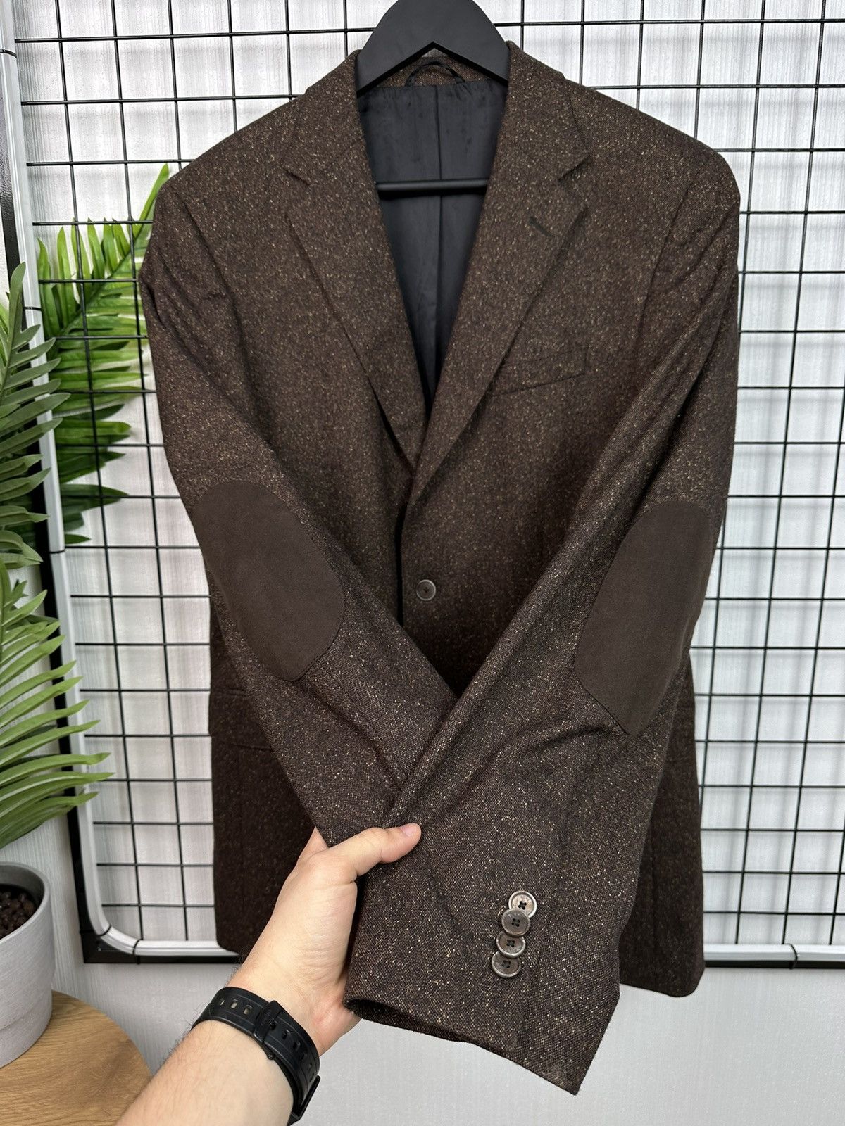Hugo × Hugo Boss Hugo Boss luxury blazer jacket Men 40L size Brown L XL Size 40L - 8 Thumbnail