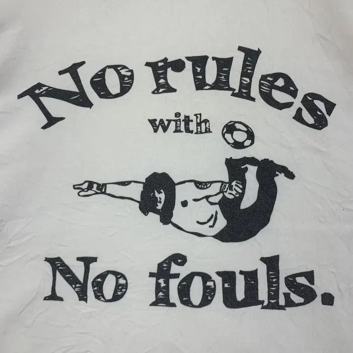 Vintage WIN OR WIN No Rules With No Fouls Football Tee Shirt Size US M / EU 48-50 / 2 - 3 Thumbnail