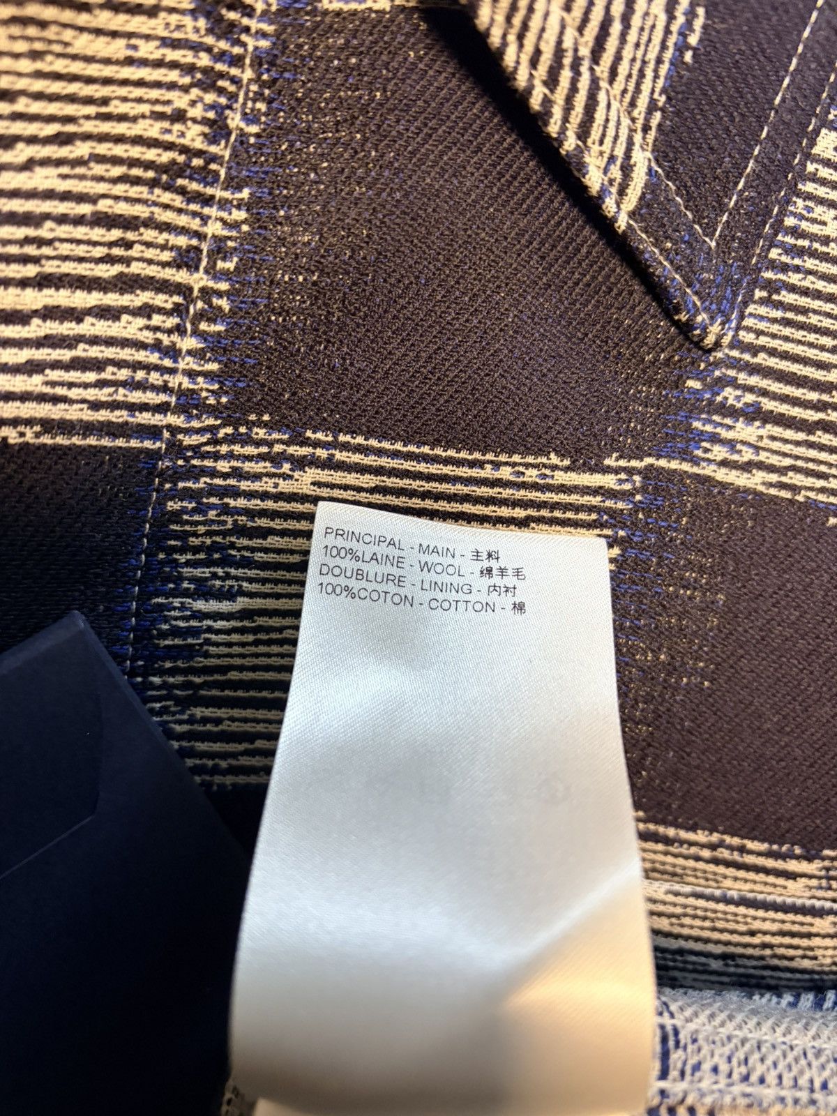 Louis Vuitton Authentic Louis Vuitton Damier Wool Overshirt Sz.58 NWT Size US XXL / EU 58 / 5 - 9 Thumbnail