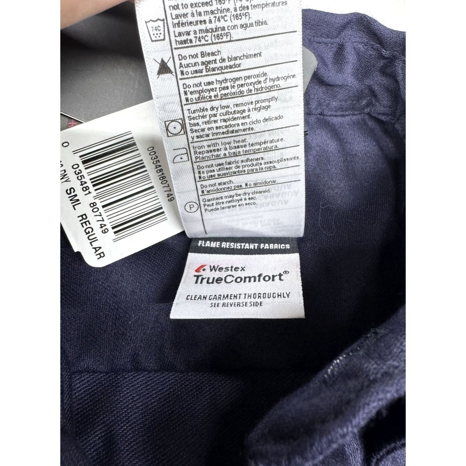 Carhartt Carhartt FR Button-Down Shirt Men S Navy Flame Resistant Work Long Sleeve FRS003 Size US S / EU 44-46 / 1 - 4 Thumbnail