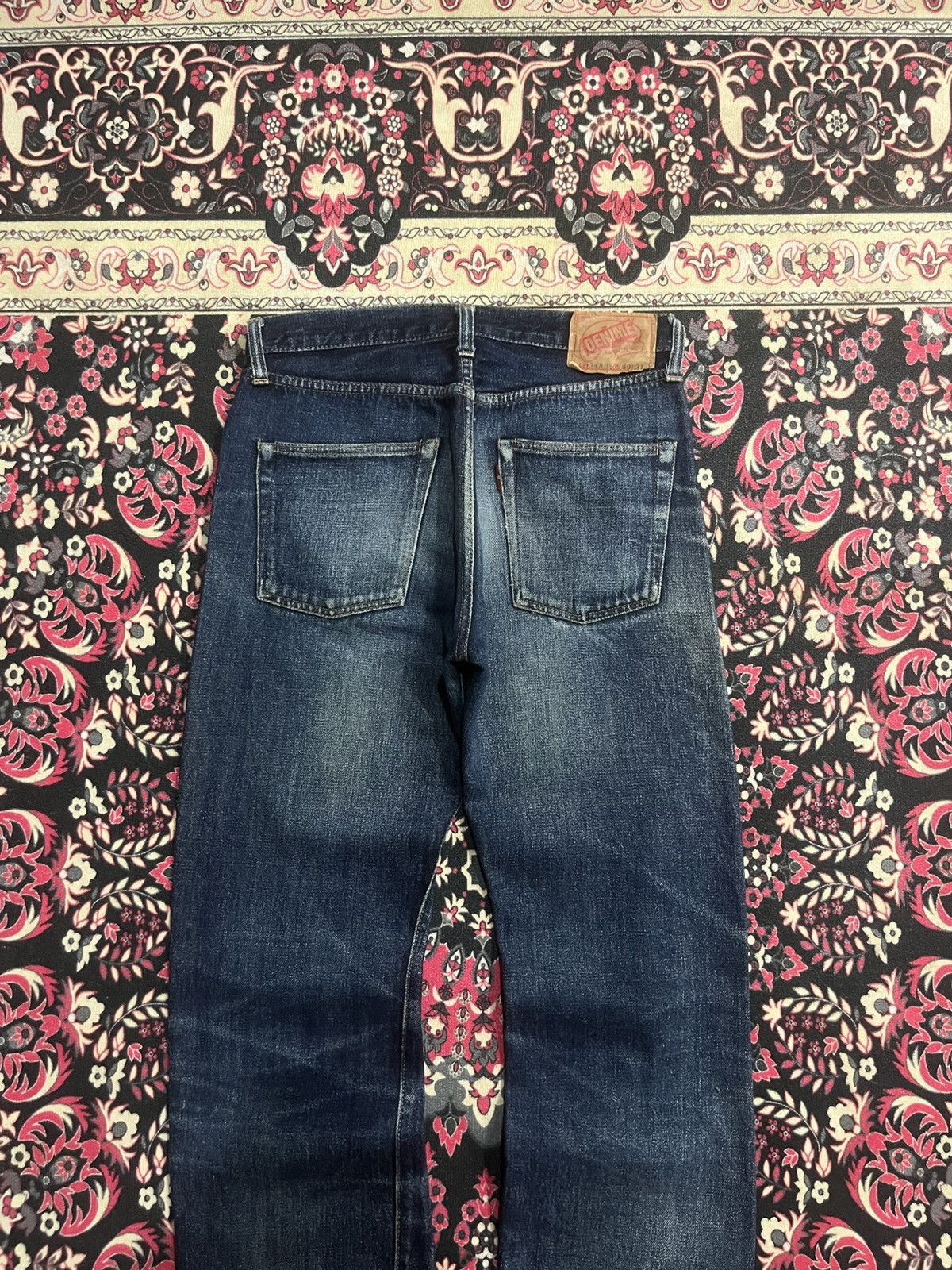 Denime Vintage Denime Blue Faded Washed Distressed Selvedge Jeans Size US 30 / EU 46 - 8 Thumbnail