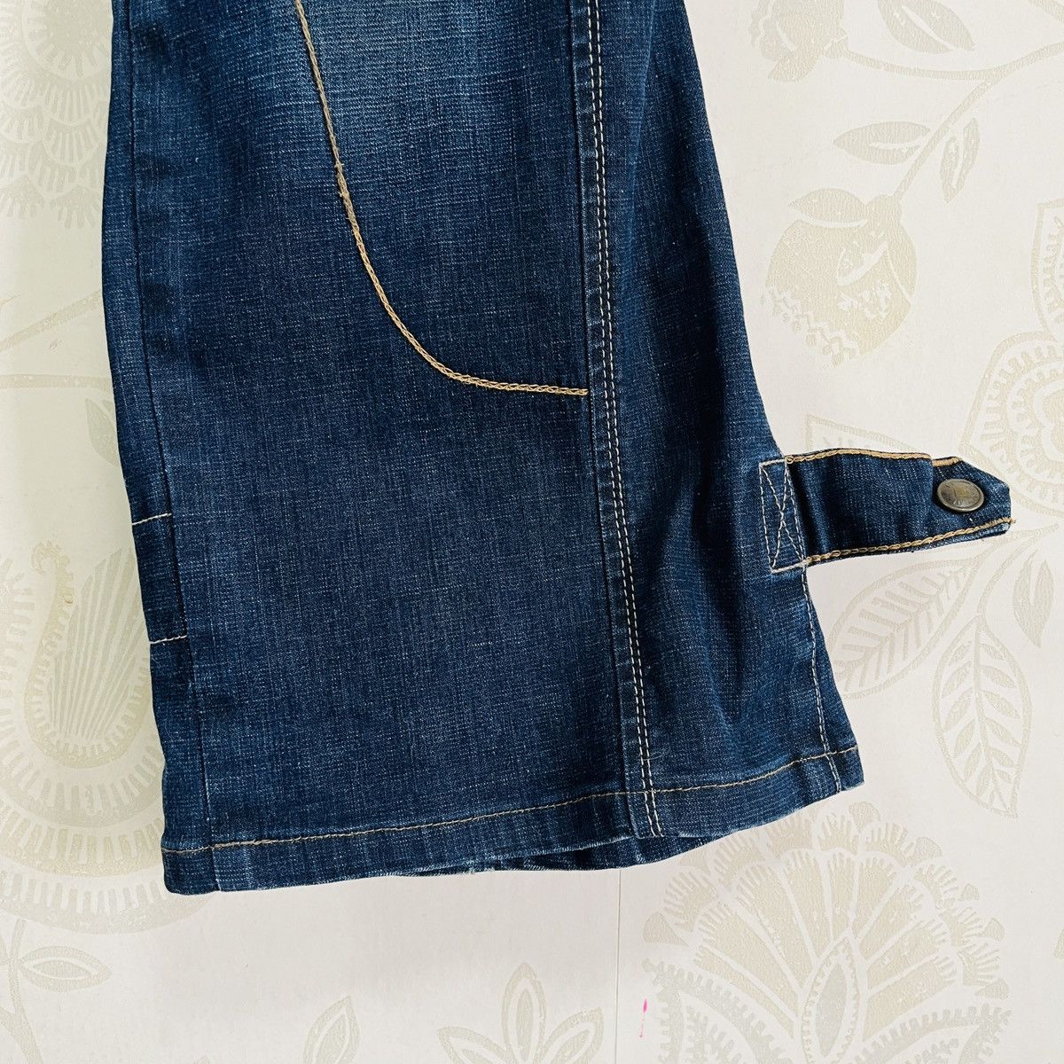 Marithe + Francois Girbaud Spectacular MFG Flared Bondage Heavy Denim Jeans Size US 30 / EU 46 - 12 Thumbnail