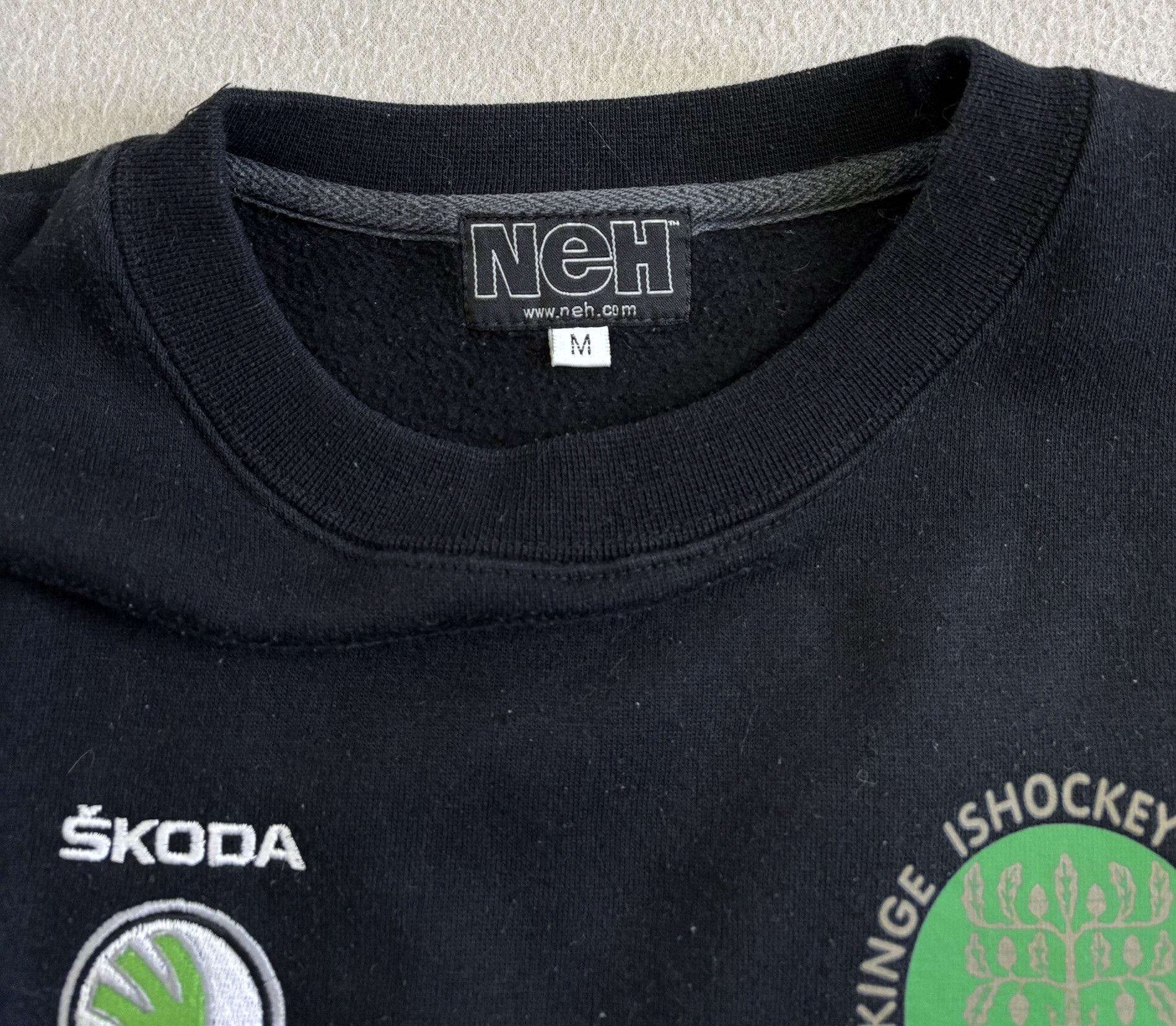 Vintage Blekinge IshockeyForbund Skoda NEH Hockey Sweatshirt medium Size US M / EU 48-50 / 2 - 10 Thumbnail