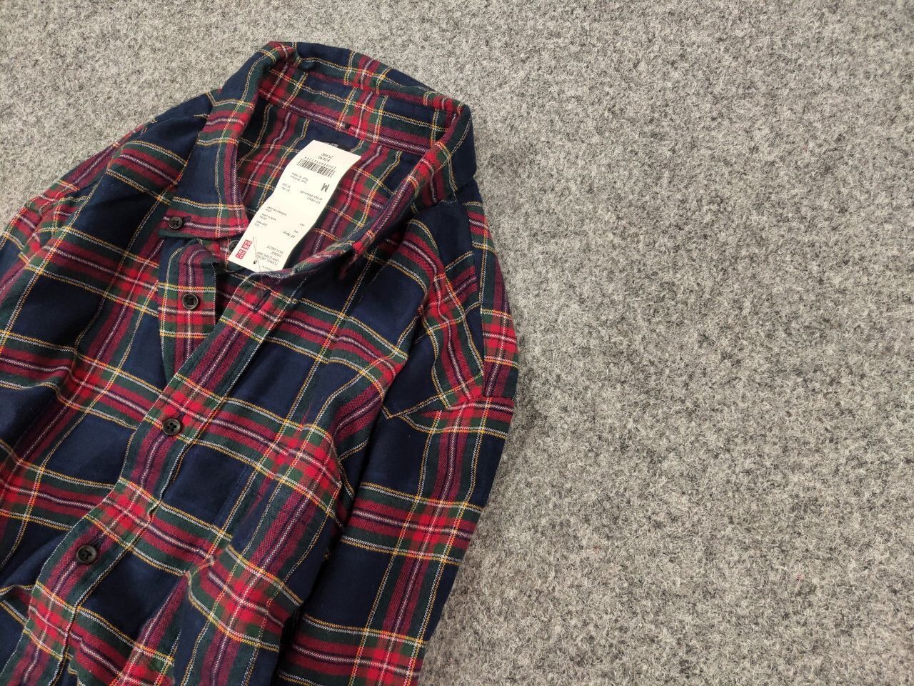 Uniqlo Uniqlo Flannel checkered Dark Travis Scott Y2K Shirt Style Size US M / EU 48-50 / 2 - 4 Thumbnail