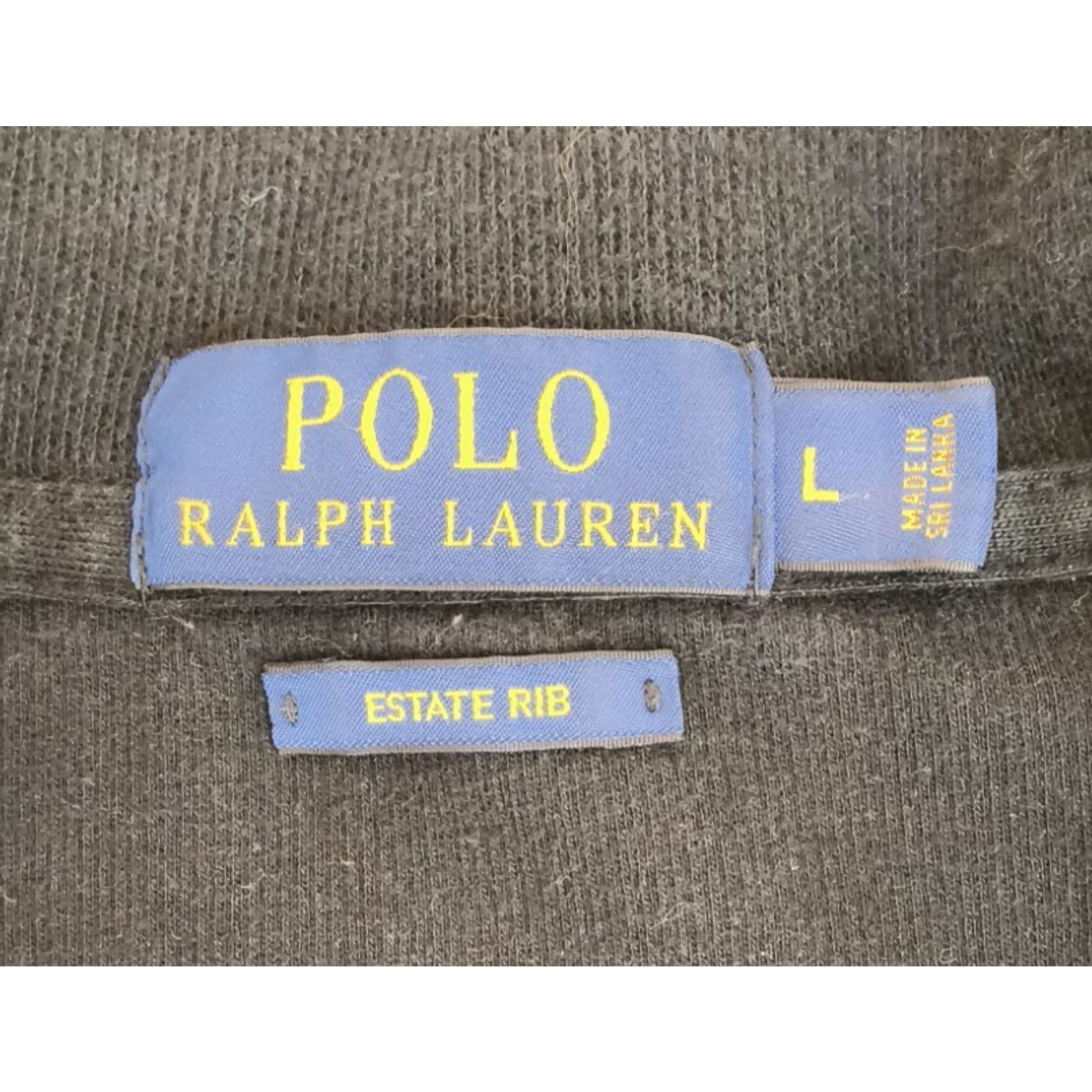 Polo Ralph Lauren Polo Ralph Lauren Estate Rib 1/4 Zip Sweater Men's L Black Size US L / EU 52-54 / 3 - 6 Thumbnail