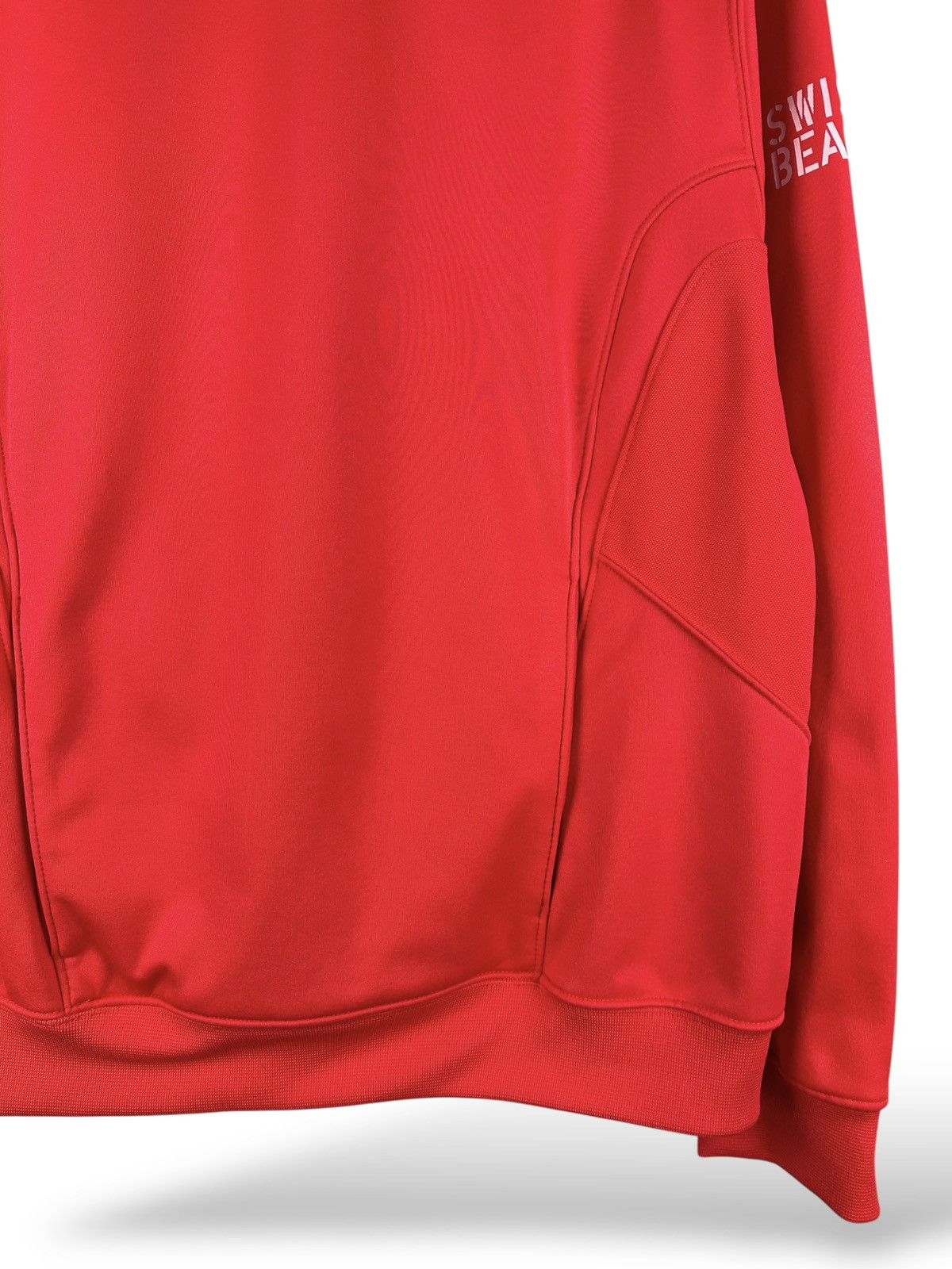 Nike Vintage Y2K Nike Tiempo Switzerland Hoodie Red Size US L / EU 52-54 / 3 - 8 Thumbnail