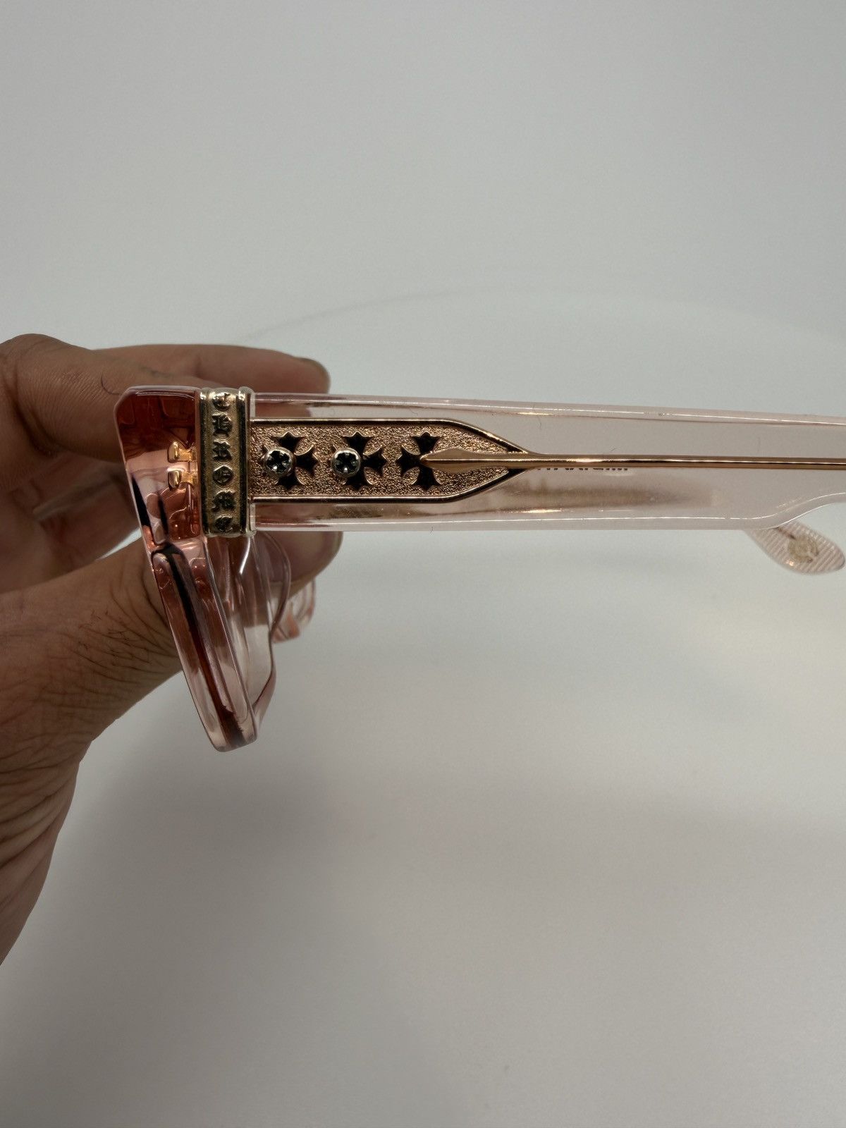 Chrome Hearts Chrome Hearts Midixathrill II Rose/18k Gold Plated Sunglass Size ONE SIZE - 2 Thumbnail