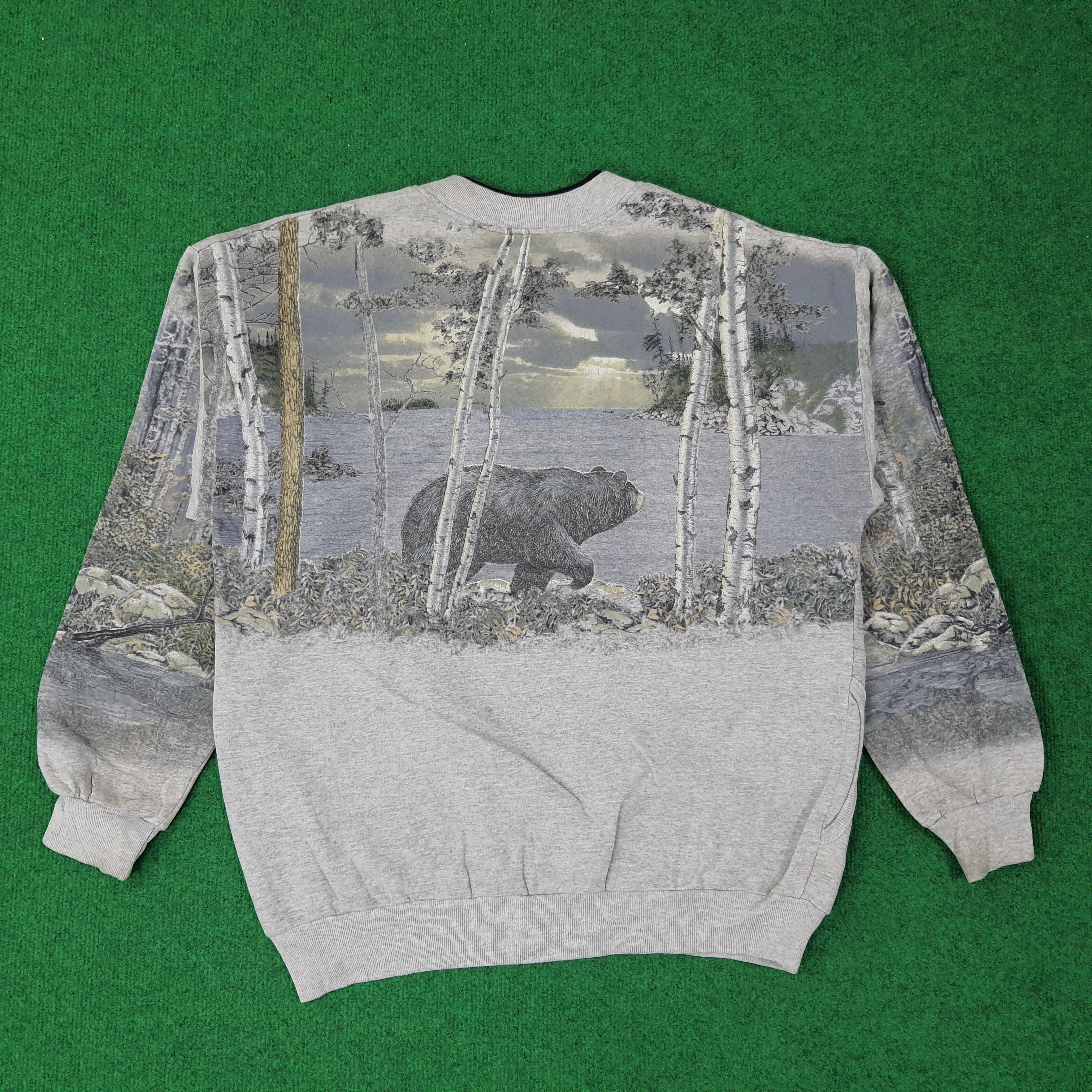 Vintage Vintage Aitisans Art Bear Button Sweatshirt C262N7 Size US M / EU 48-50 / 2 - 3 Thumbnail