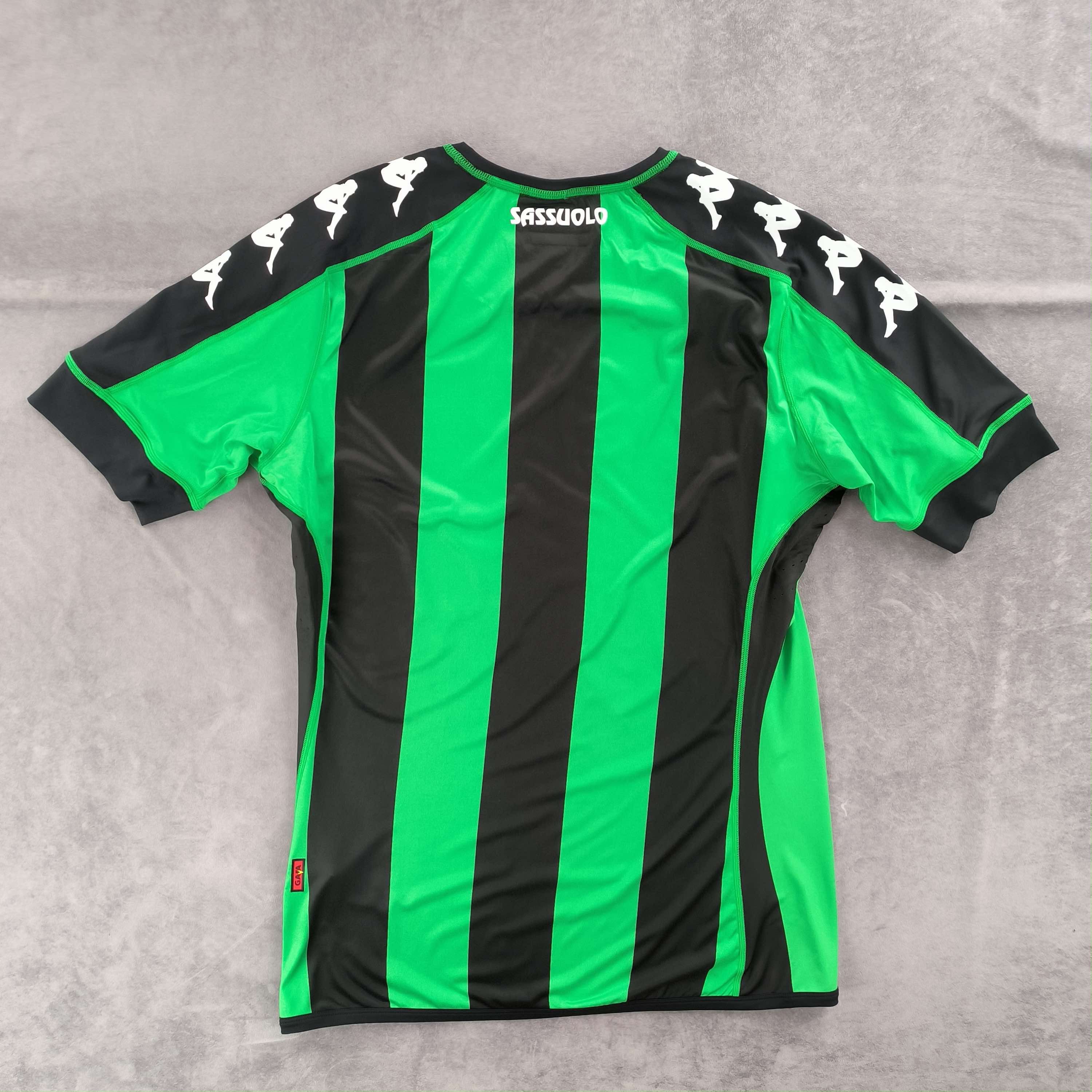 Kappa Sassuolo 2016-17 Kappa home player issue football jersey L Size US L / EU 52-54 / 3 - 2 Thumbnail
