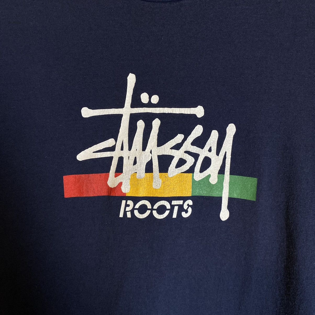Stussy Stussy roots rasta 90’s vintage t shirt Size US S / EU 44-46 / 1 - 5 Thumbnail