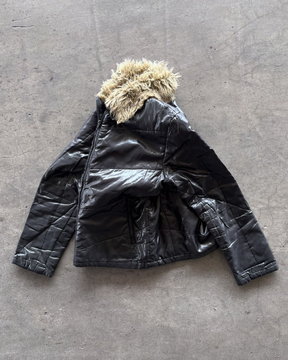 If Six Was Nine × Japanese Brand × KMRii Evolution Japan Black Fur Puffer Jacket Size US L / EU 52-54 / 3 - 6 Thumbnail