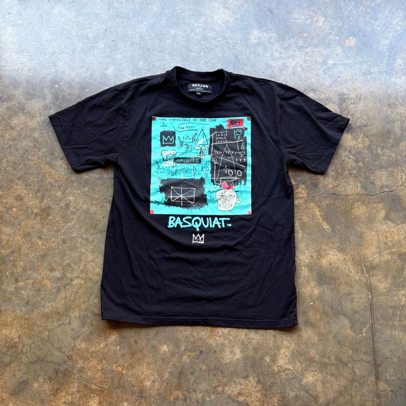 Vintage Vintage Style Basquiat Art Graphic T-shirt Size US M / EU 48-50 / 2 - 1 Thumbnail