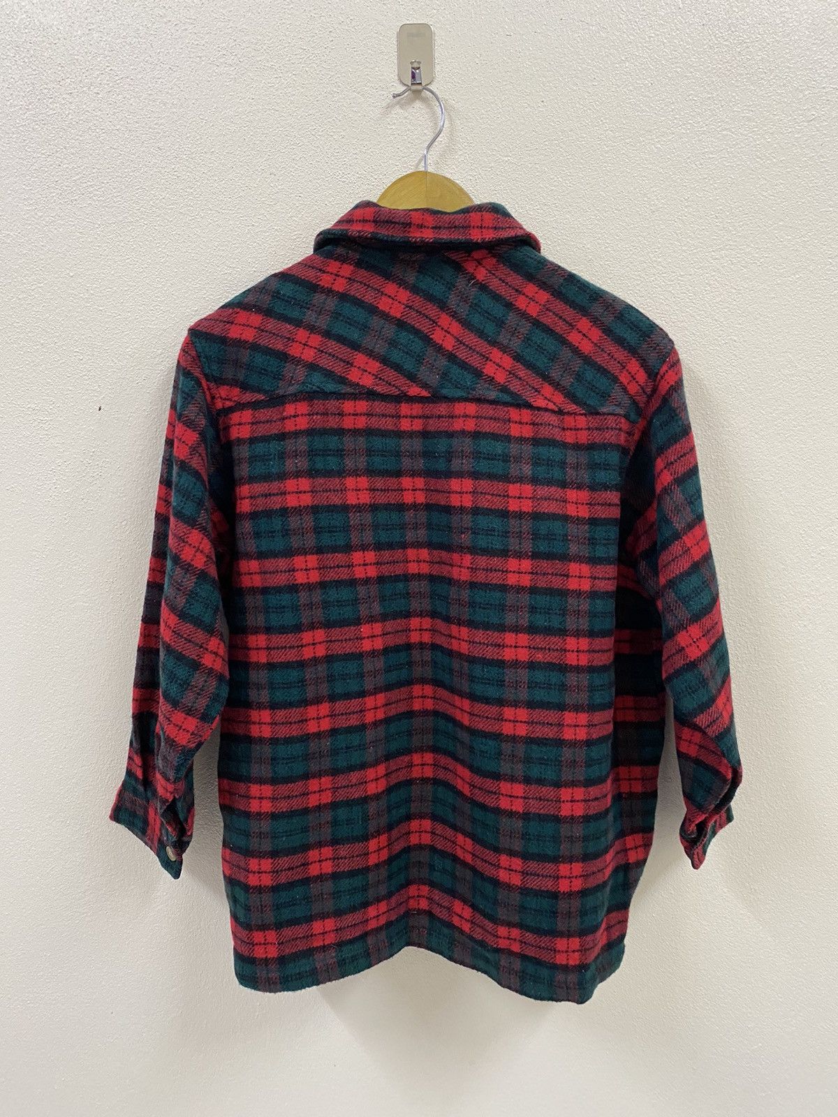 Japanese Brand Round One Plaid Wool Jacket Size US M / EU 48-50 / 2 - 3 Thumbnail