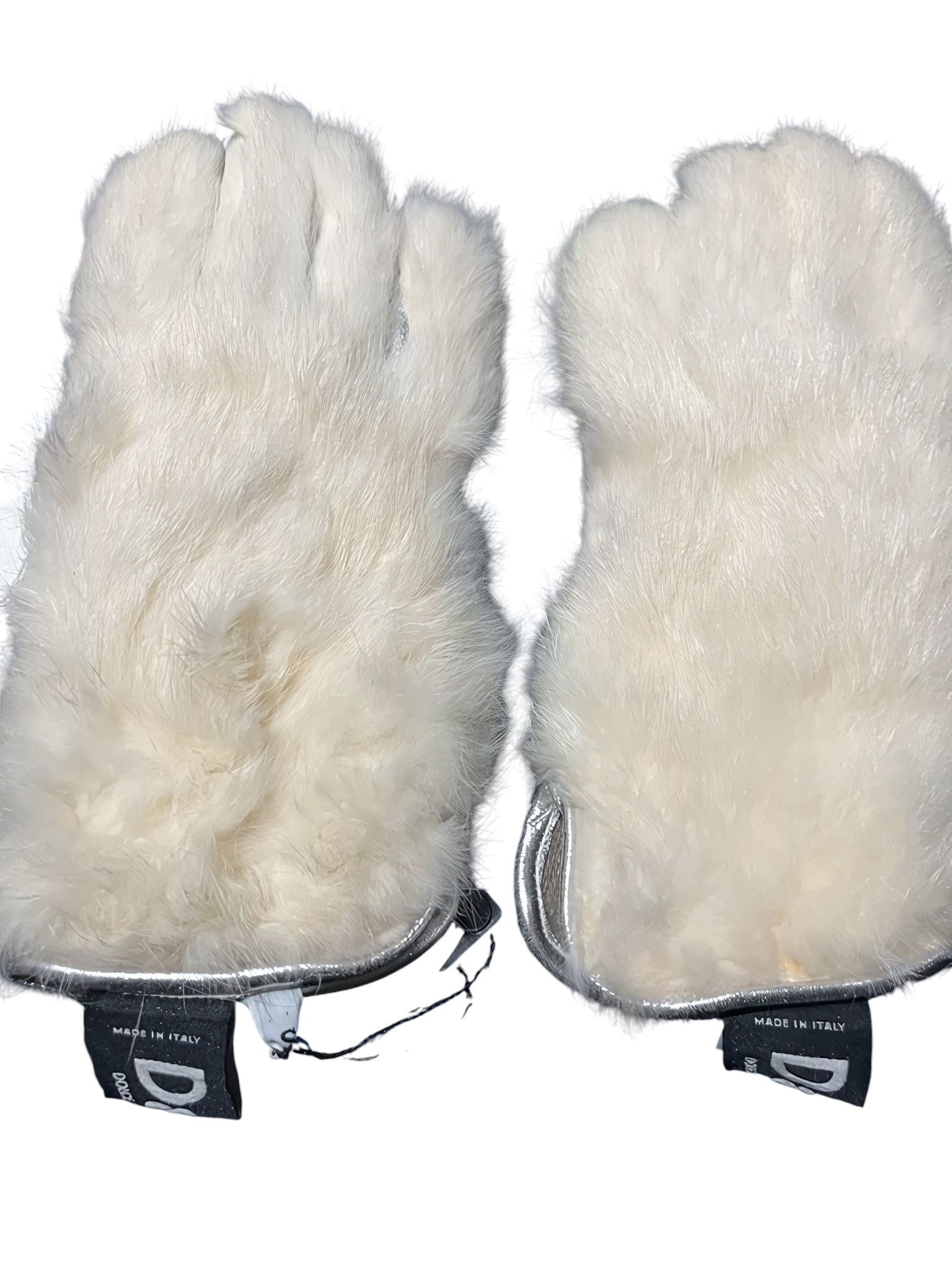 Dolce & Gabbana RABBIT FUR VINTAGE GLOVES Size ONE SIZE - 1 Thumbnail
