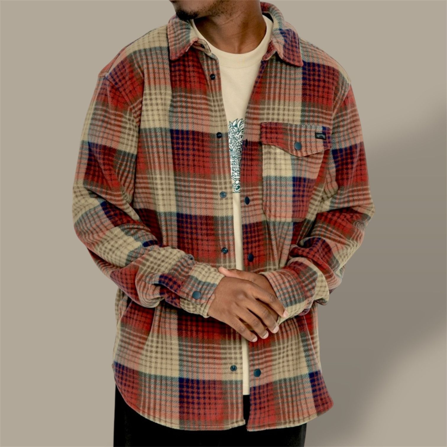 Billabong Billabong Men's Furnace Flannel - Size Large Size US L / EU 52-54 / 3 - 1 Thumbnail