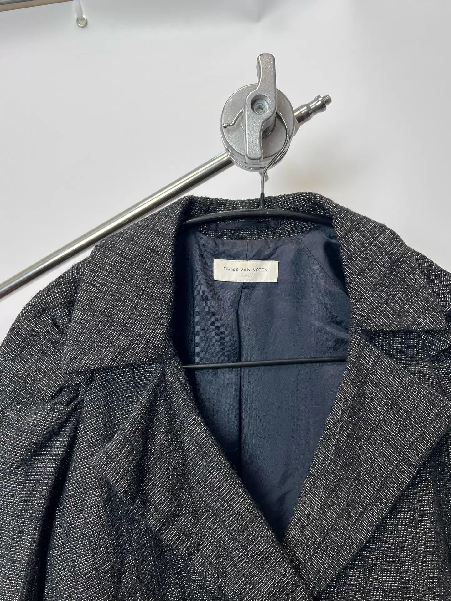 Dries Van Noten Dries Van Noten Jacquard Shoulder Blazer 38 Size XS / US 0-2 / IT 36-38 - 3 Thumbnail