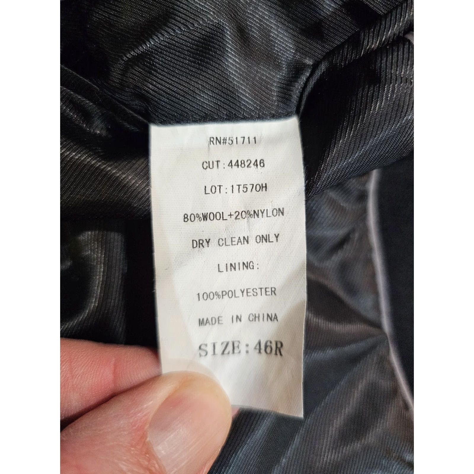 Ralph Lauren VINTAGE Chaps Ralph Lauren Signature Wool Blend Overcoat Single Breasted Black 46 R Mens Classic Coat Size US S / EU 44-46 / 1 - 6 Thumbnail