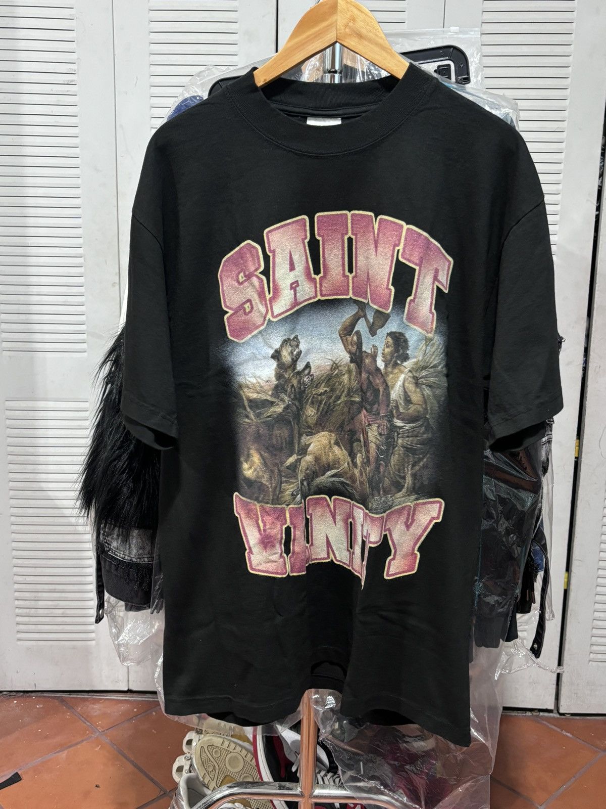 Saint Vanity Saint Vanity Black Tee Size US L / EU 52-54 / 3 - 1 Thumbnail
