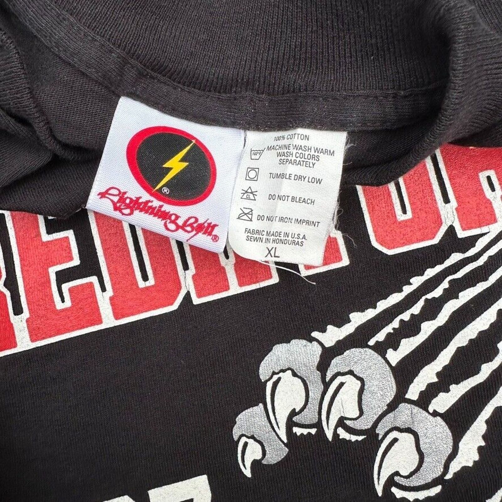 Lightning Bolt Vintage Orlando Predators Football 1997 Playoff T Shirt Size US XL / EU 56 / 4 - 3 Thumbnail
