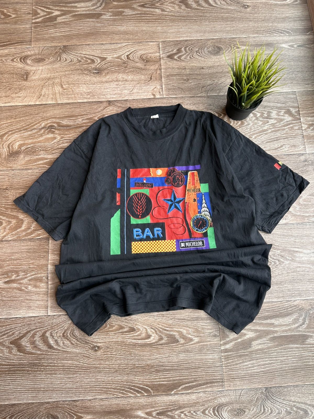 Vintage 🔥 RARE 90s Michelob Ultra Beer Vintage Shirt Guinness Corona Size US XL / EU 56 / 4 - 1 Thumbnail