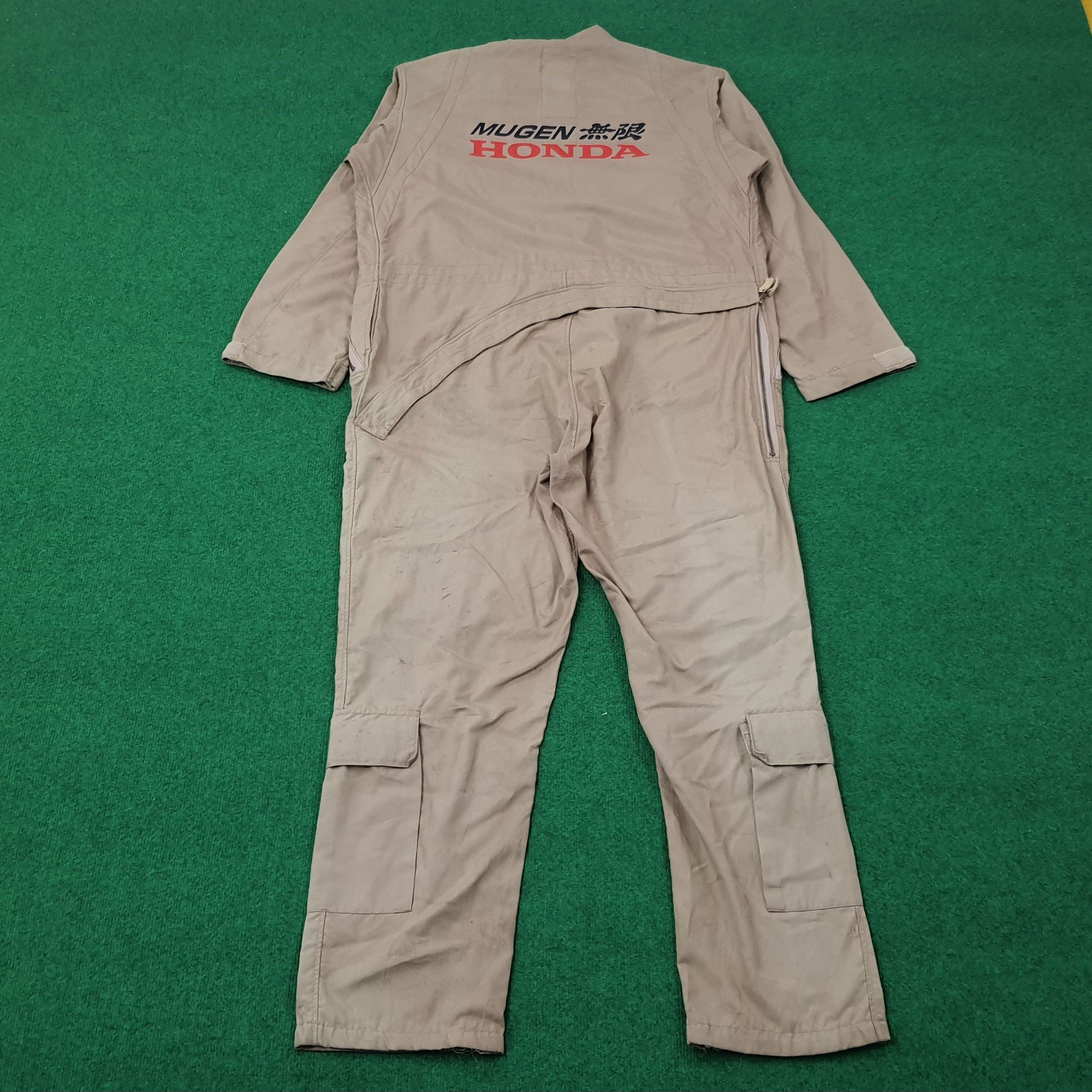 Japanese Brand × Vintage Vintage Honda Mugen Japan Motorsports Coverall C236N6 Size US L / EU 52-54 / 3 - 1 Thumbnail