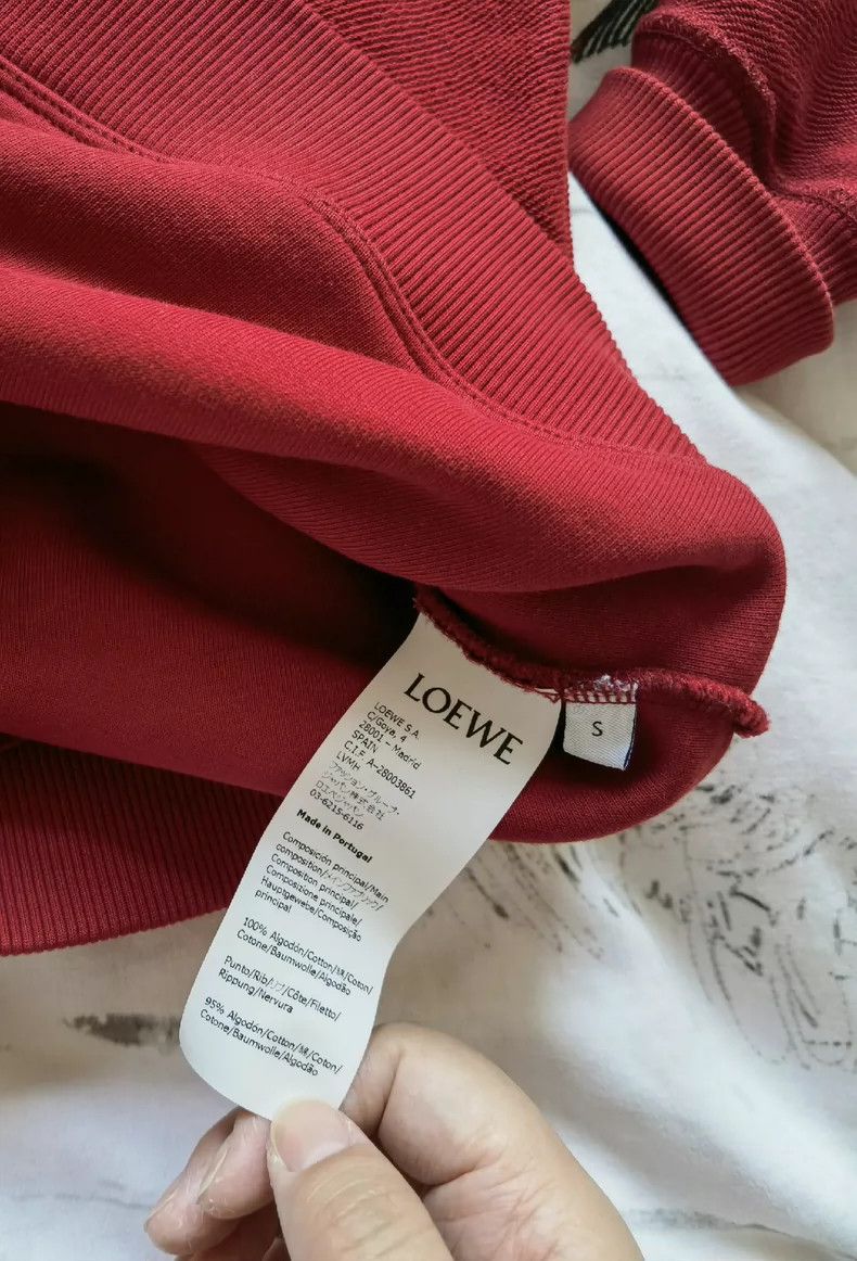 Loewe LOEWE Embroidered women's hooded hoodie Size S / US 4 / IT 40 - 4 Thumbnail