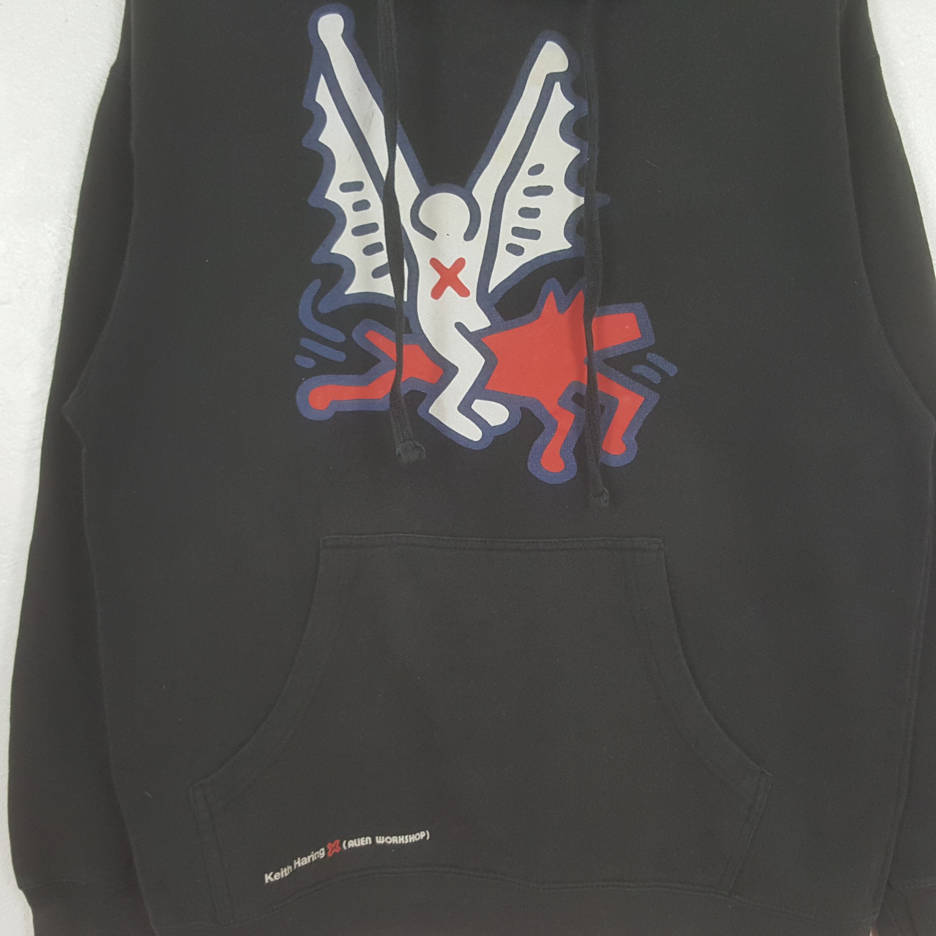 Keith Haring Vintage Keith Haring American Artists Hoodies C321N20 Size US M / EU 48-50 / 2 - 2 Thumbnail