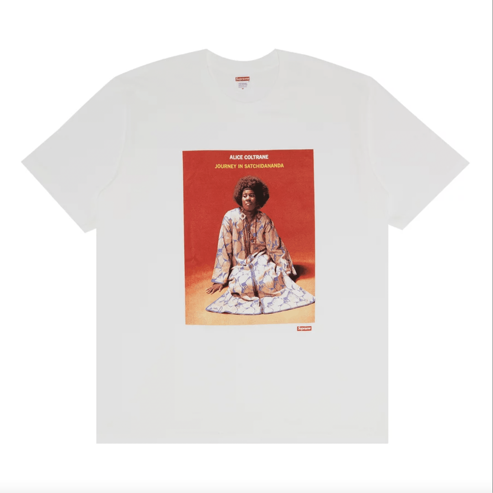 Supreme (L) Supreme SATCHIDANANDA TEE White tee FW24 (DS) Size US L / EU 52-54 / 3 - 6 Thumbnail