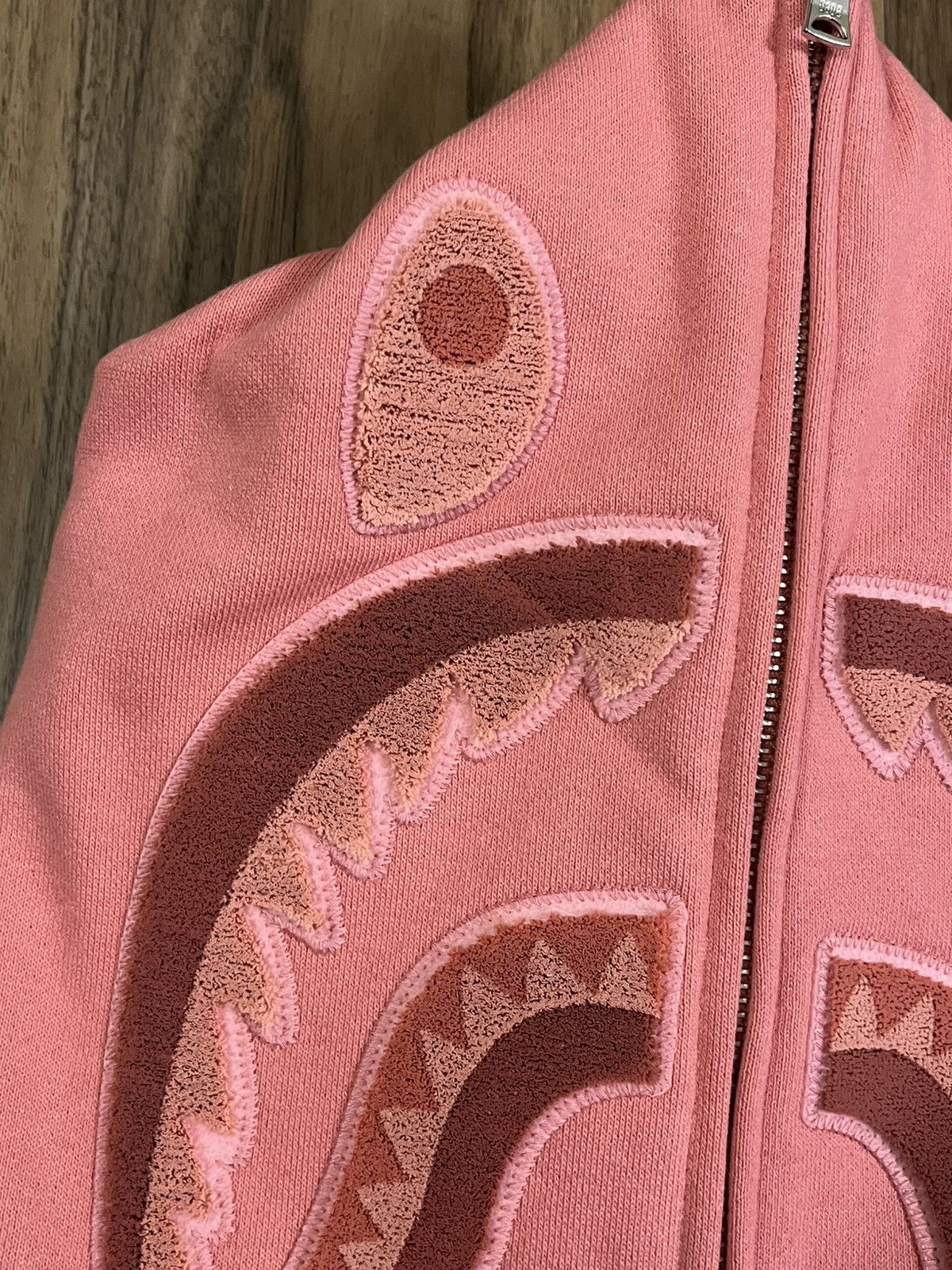 Bape BAPE Ape Head One Point Shark Full Zip Hoodie Size US L / EU 52-54 / 3 - 3 Thumbnail