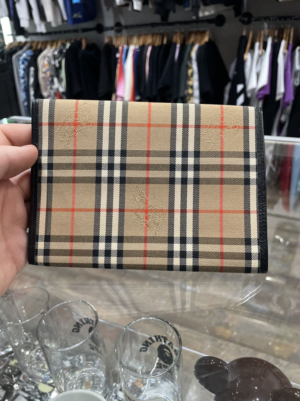 Burberry Burberry Nova Check Bi Fold Leather Agenda Size ONE SIZE - 4 Thumbnail
