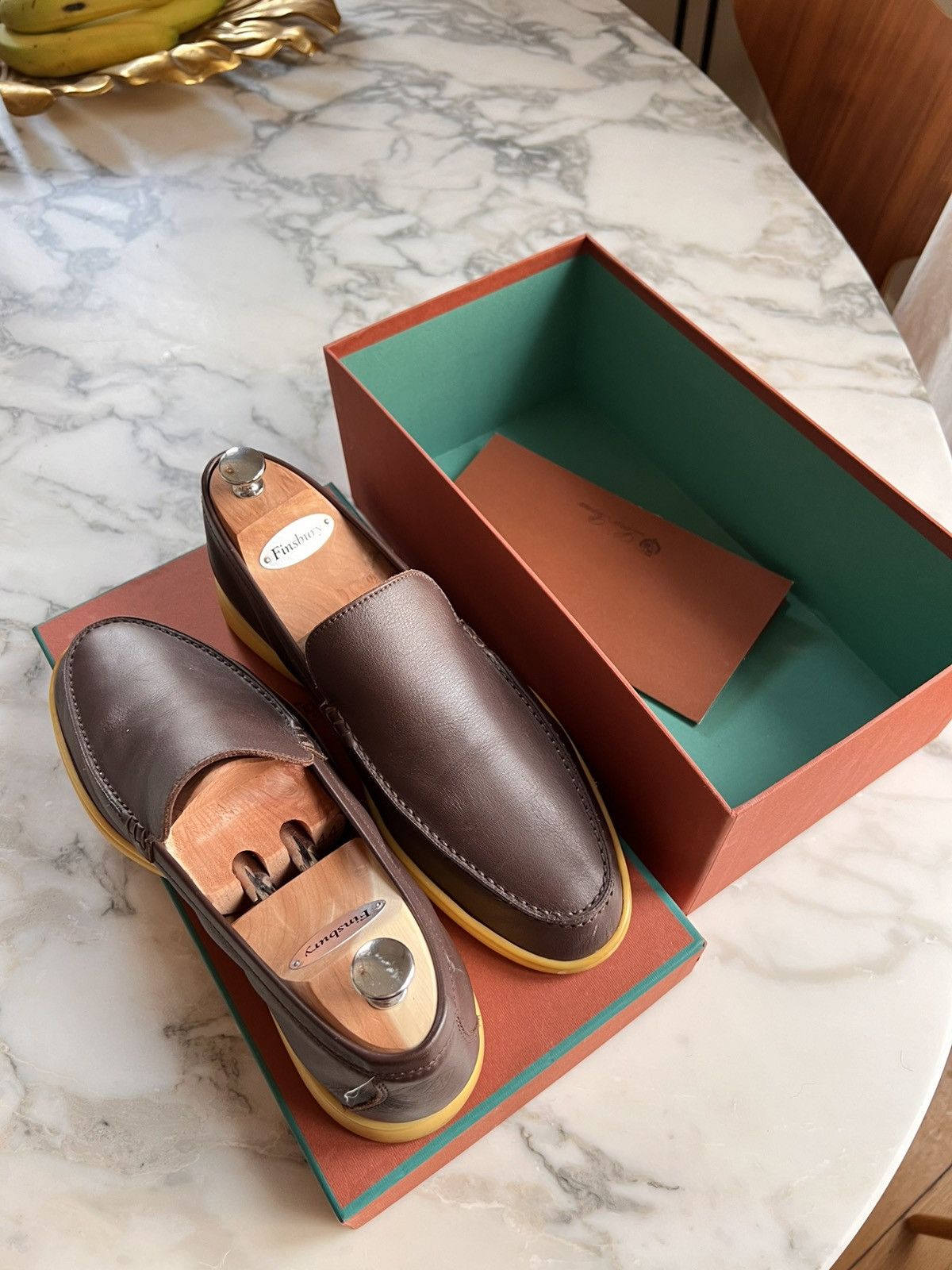Loro Piana SUMMER WALK CALFSKIN LEATHER Size US 11 / EU 44 - 2 Thumbnail