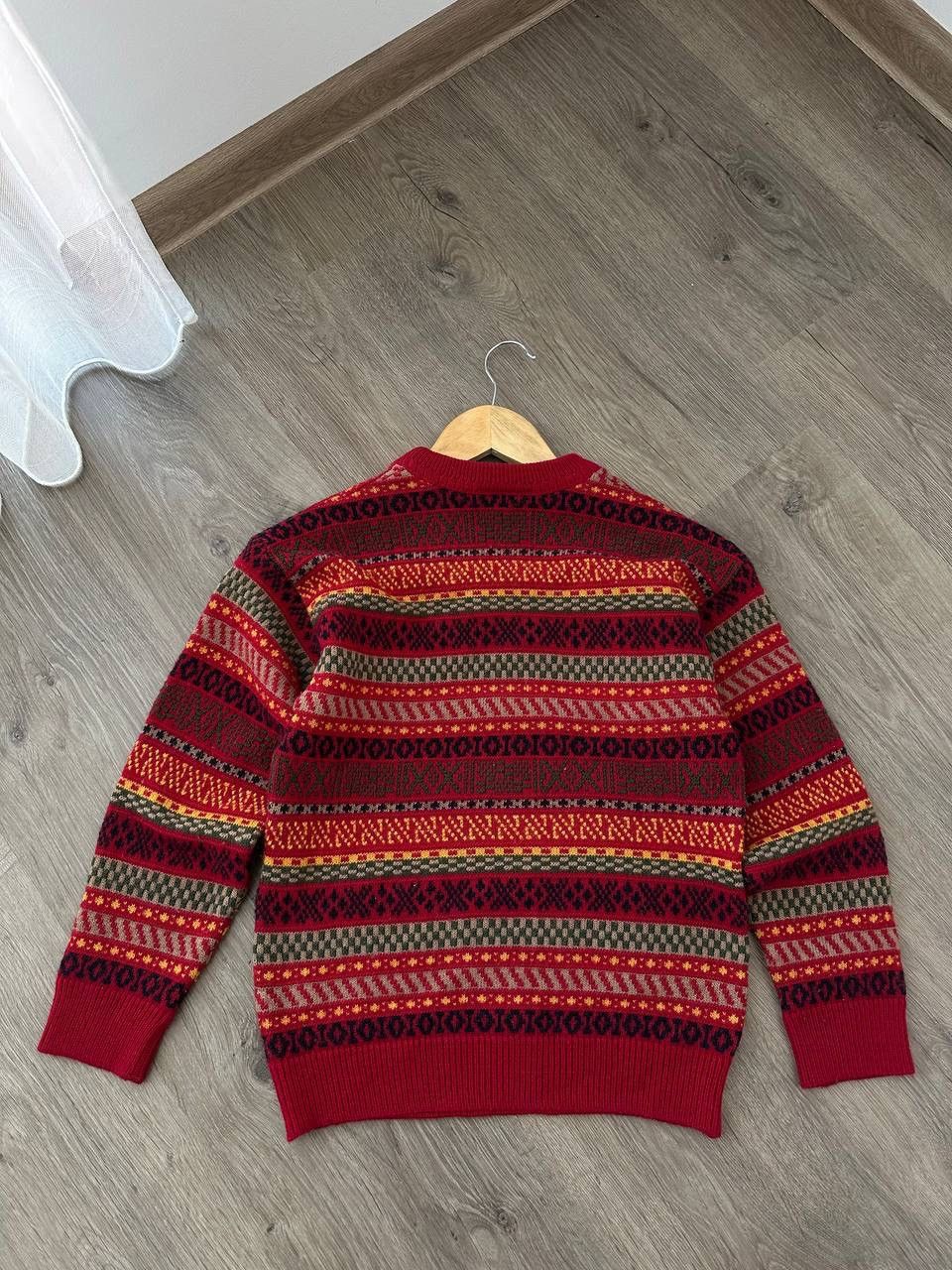 Lacoste × Vintage Vintage Lacoste Red Wool Sweater Size US XS / EU 42 / 0 - 12 Thumbnail
