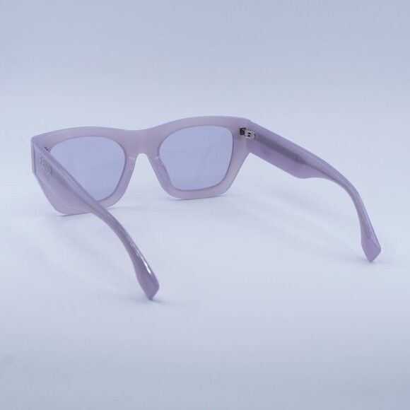 Fendi 🕶️ New Fendi FE40100I 81Y Sunglasses - Shiny Lilac Frame Size ONE SIZE - 8 Thumbnail