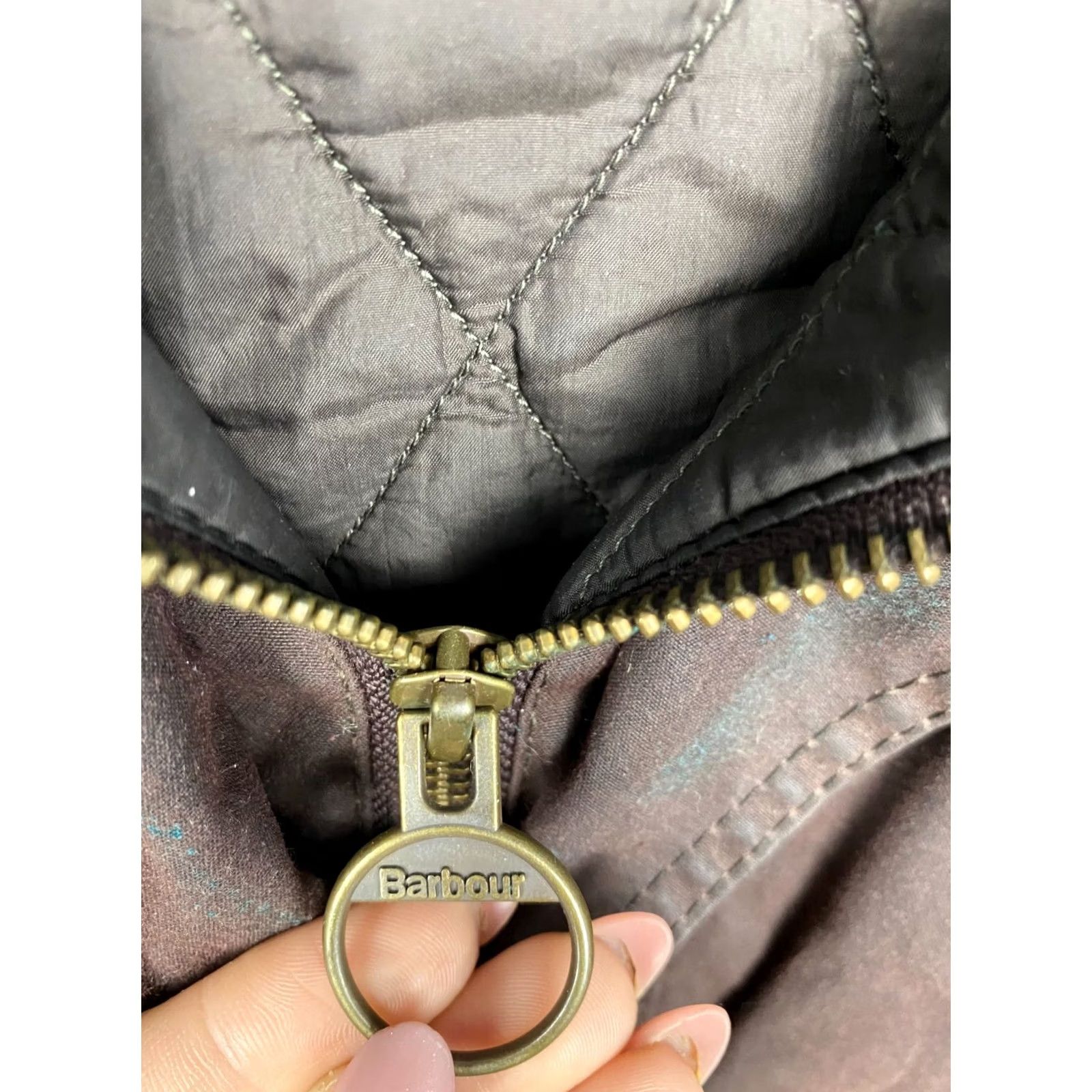 Barbour VINTAGE Barbour Belsay Waxed Jacket Womens XS? Not applicable Size XL / US 12-14 / IT 48-50 - 4 Thumbnail