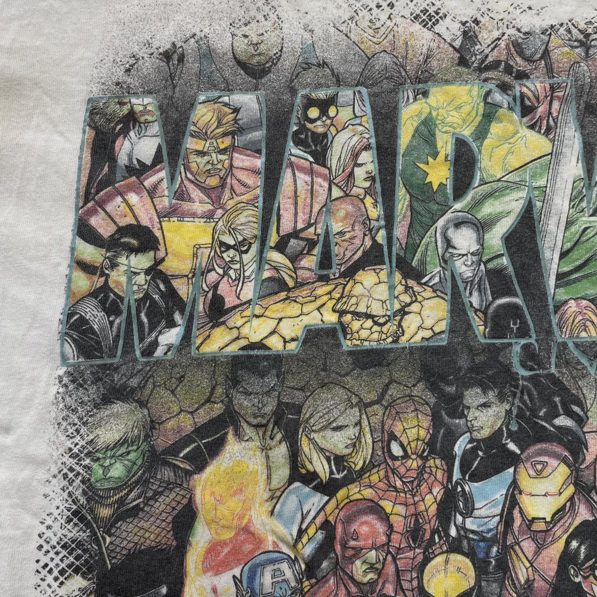 Vintage Vintage 90s Thrashed All Over Print Graphic Tee Grunge XL Size US XL / EU 56 / 4 - 6 Thumbnail