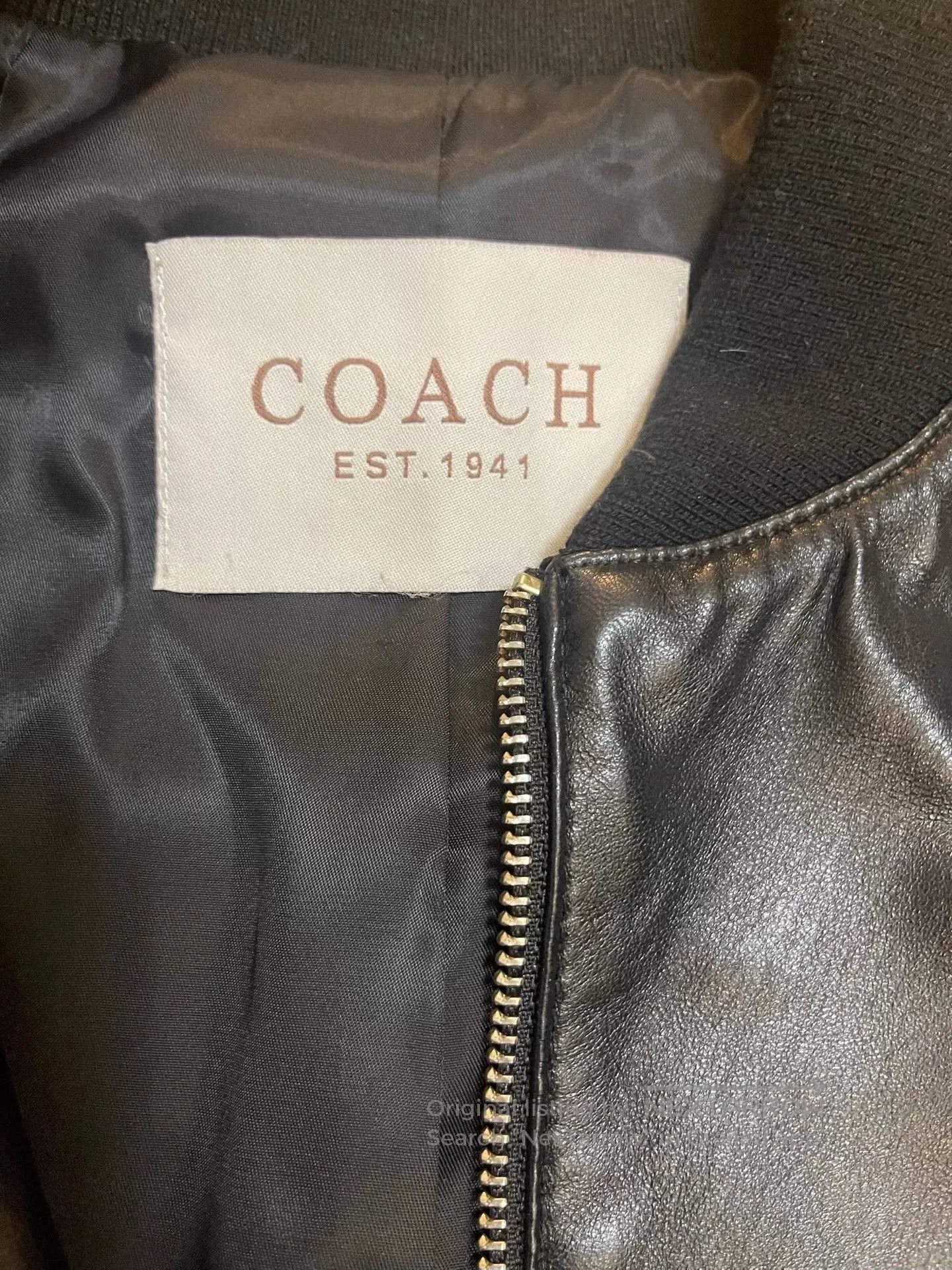 Coach Coach Liu Wen Leather Jacket. Size XS / US 0-2 / IT 36-38 - 3 Thumbnail