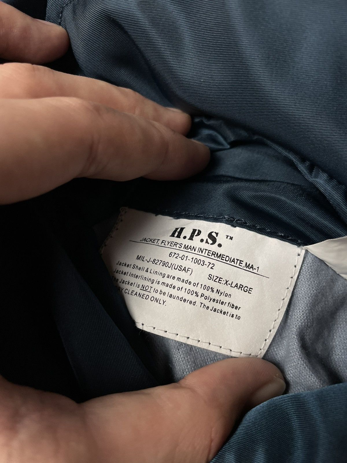 Japanese Brand × Vintage Vintage Bomber Jacket Intermediate MA-1 H.P.S. Size US XL / EU 56 / 4 - 7 Thumbnail
